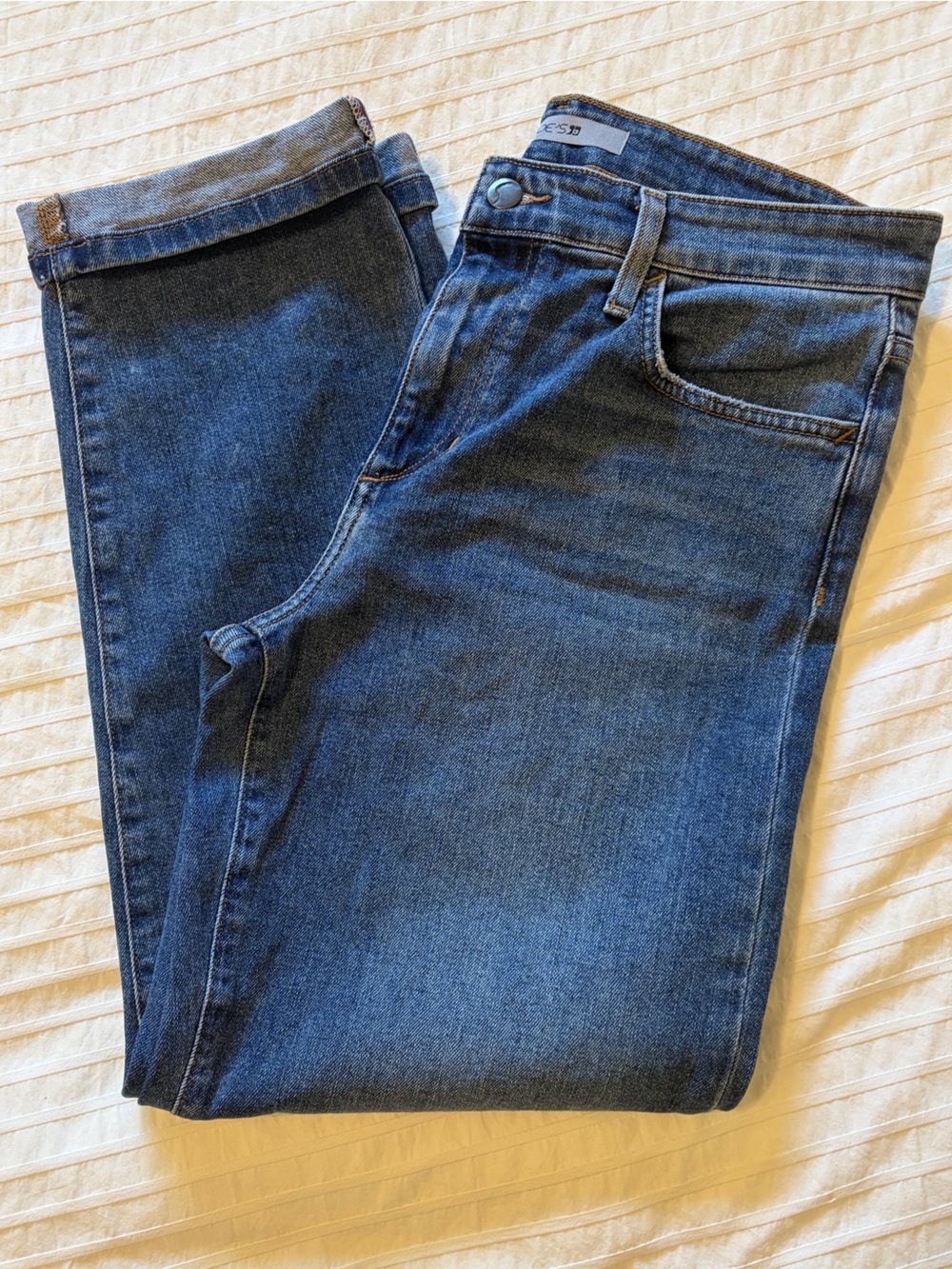 JOE’S JEANS- size 28 cropped straight-leg denim pants